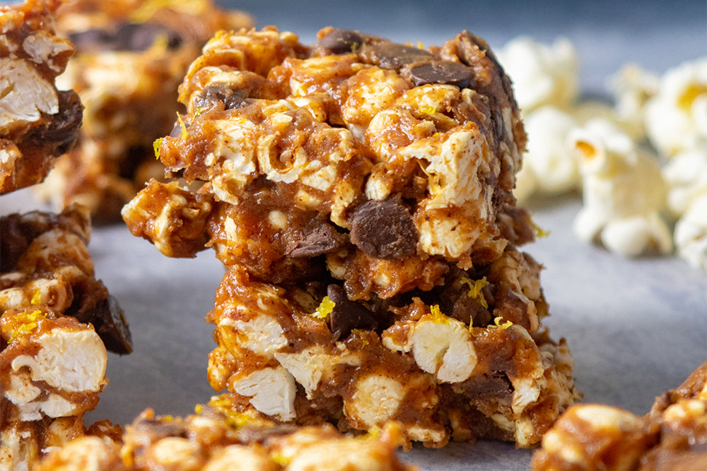 Chocolate Orange Popcorn Bars, Credit: Elizabeth Newman