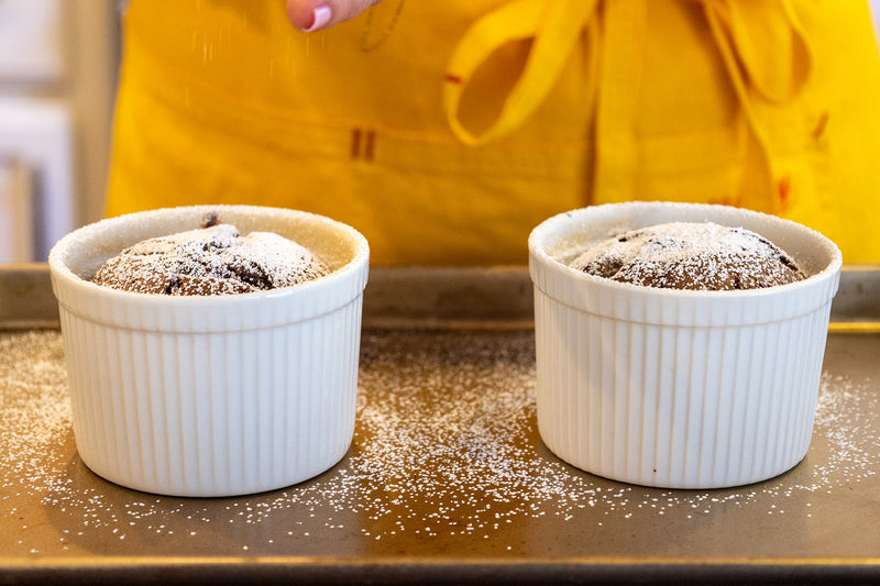 Chocolate Hazelnut Souffles