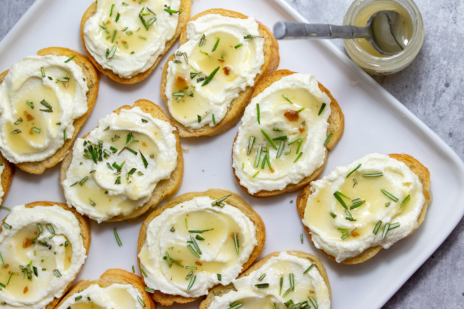 Truffle Honey Crostini