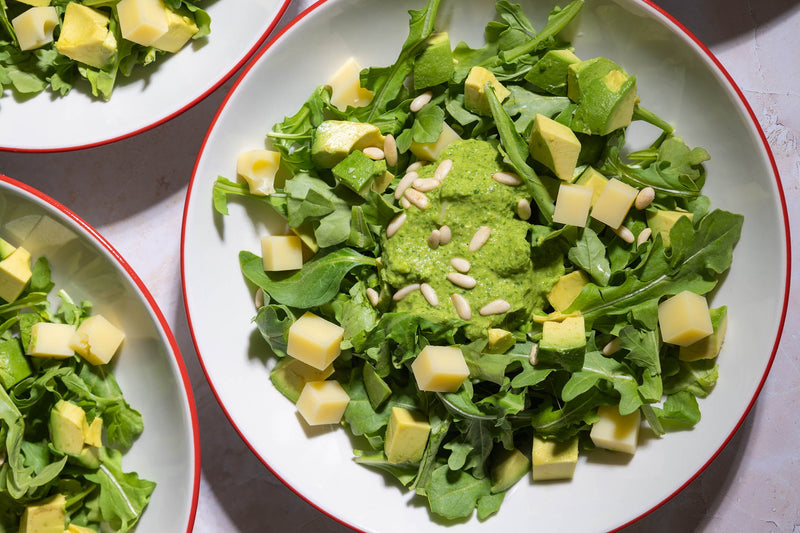 Arugula Pesto And Avocado Salad