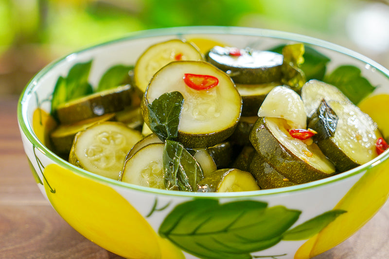 Zucchini Sott'olio (Italian Preserved Zucchini)