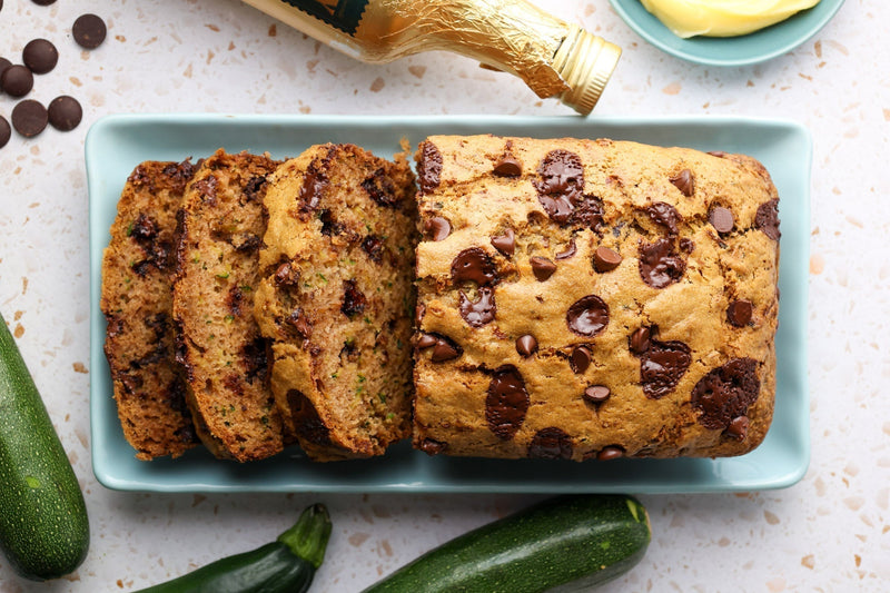 Chocolate Zucchini Olive Oil Bread