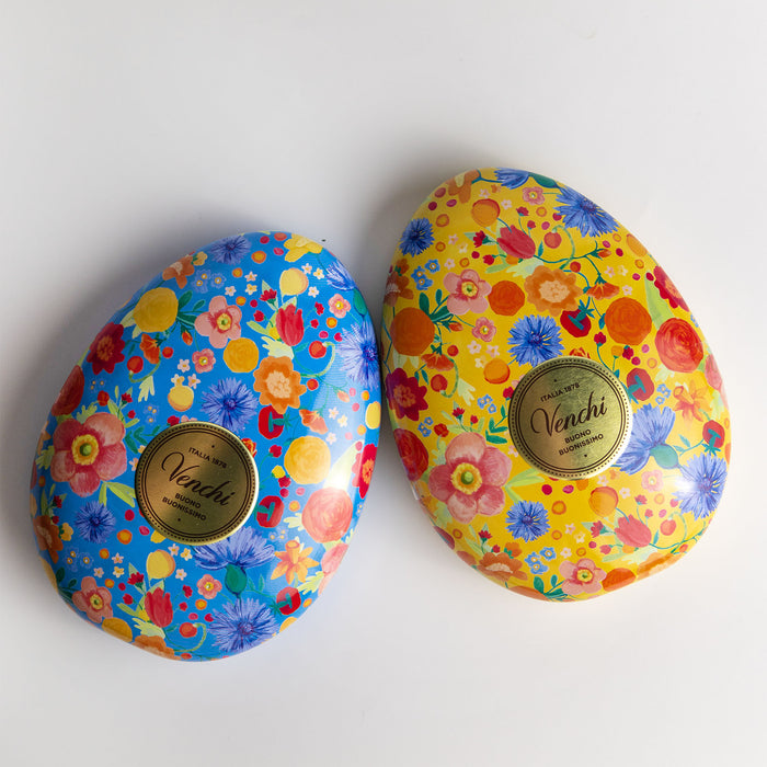 Venchi Easter Egg Tin with chocolates