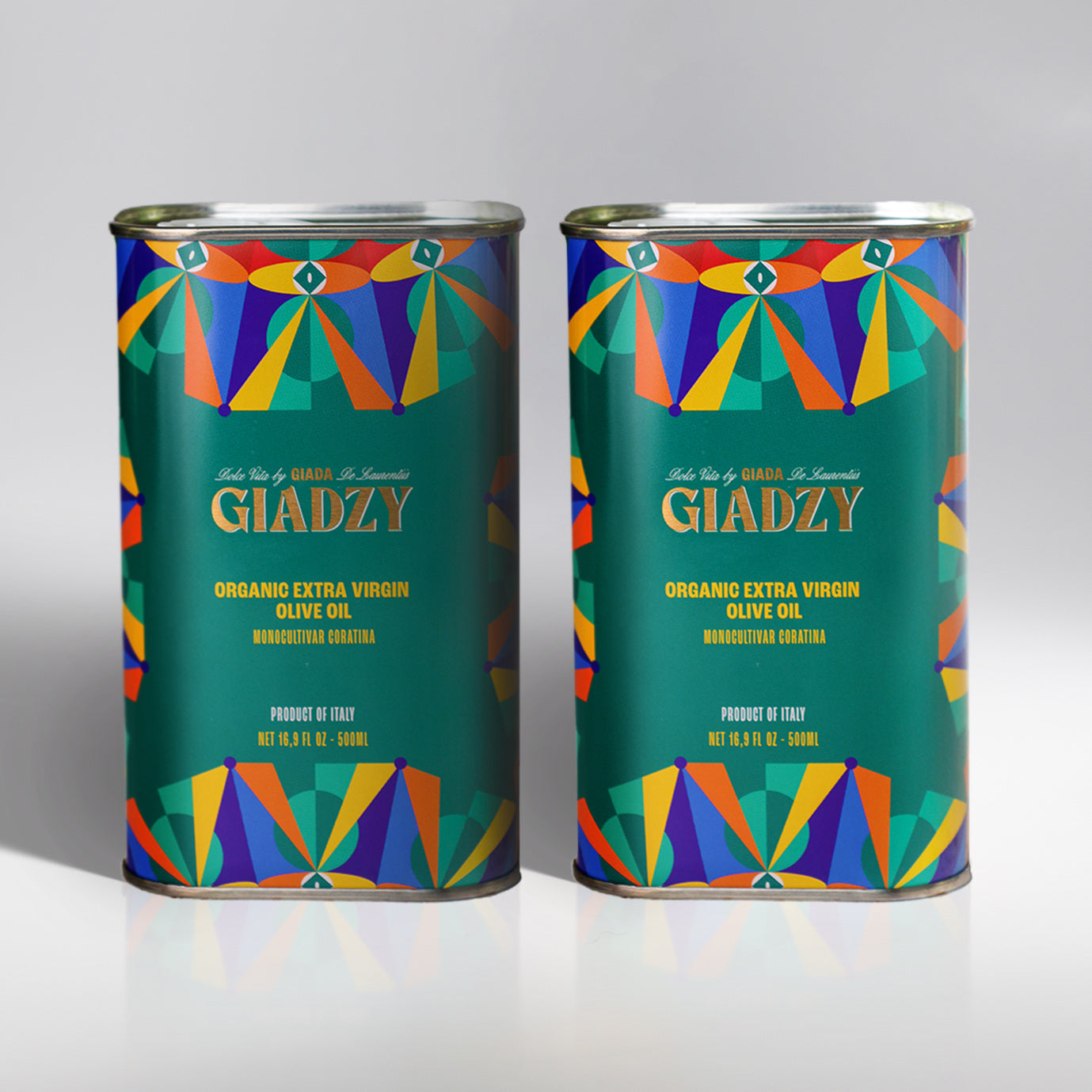 2-Pack Organic Coastal Puglia Olive Oil by Giadzy