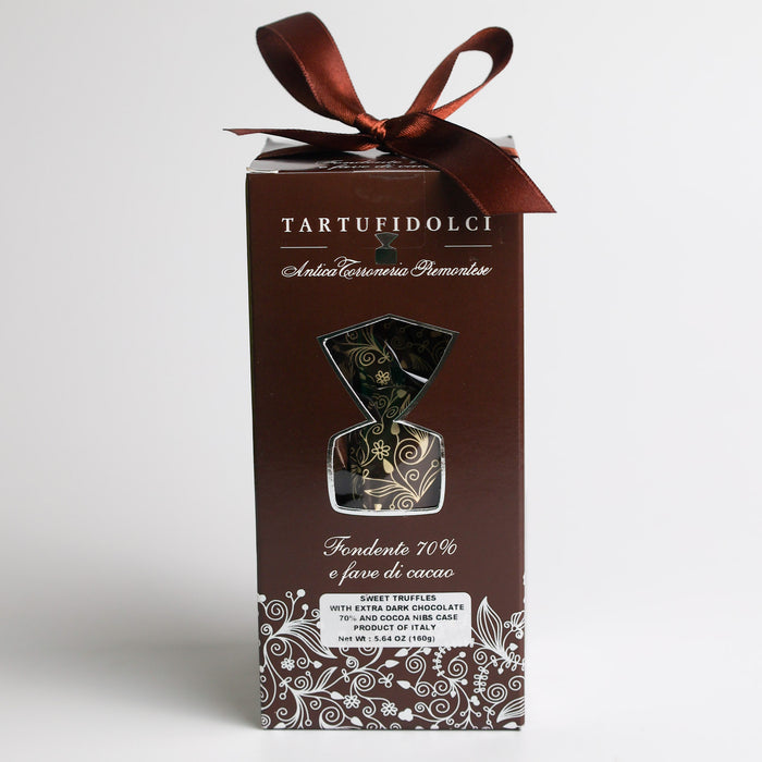 Antica Dark Chocolate with Cacao Nibs Truffle Box