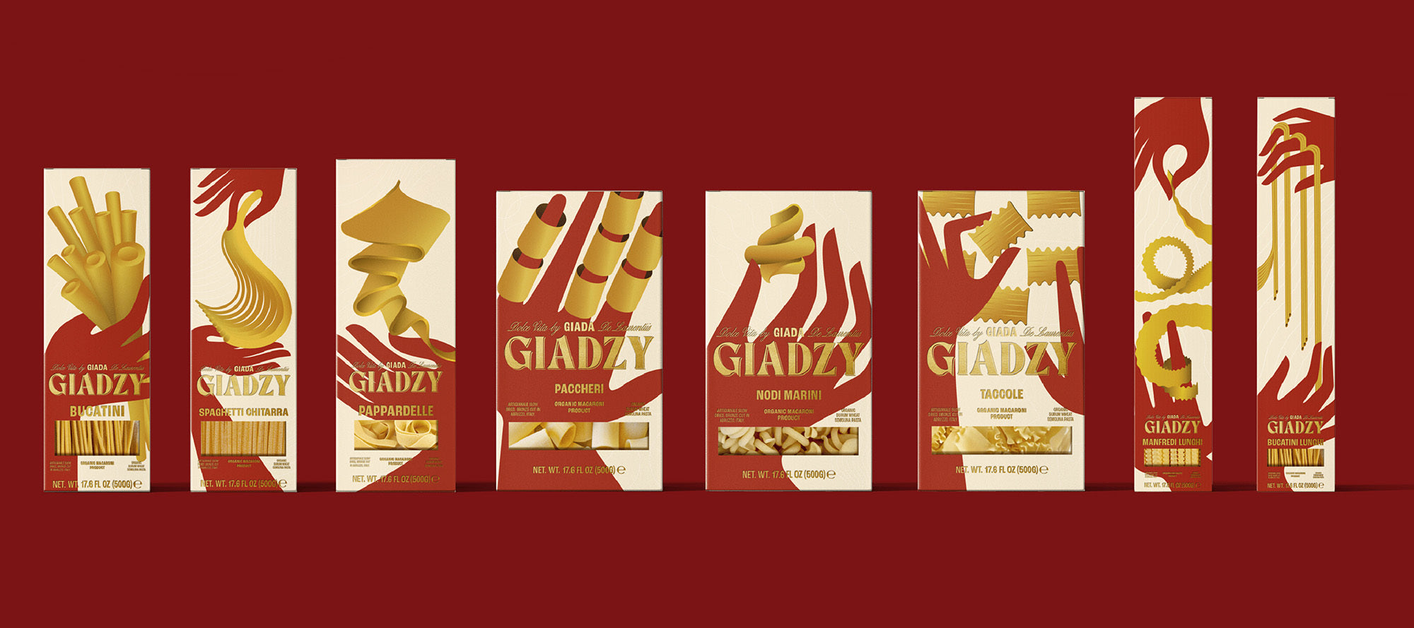 Introducing the Giadzy Pasta Line