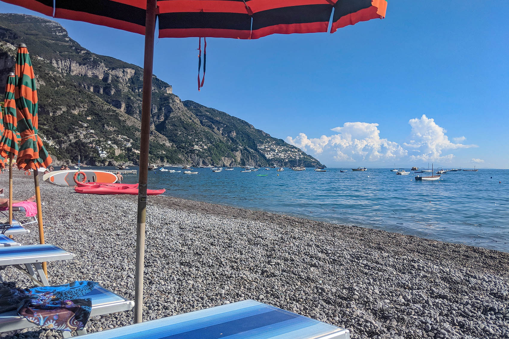 Fornillo beach in Positano Italy