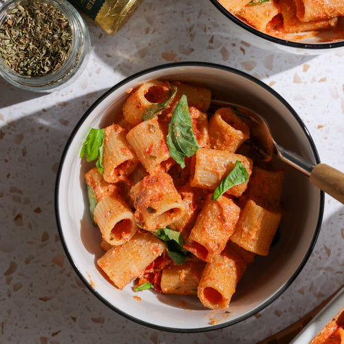 Gluten-Free Baked Goat Cheese Pasta Box