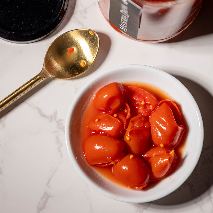 Masseria Dauna Unpeeled Whole Datterini Tomatoes in Water