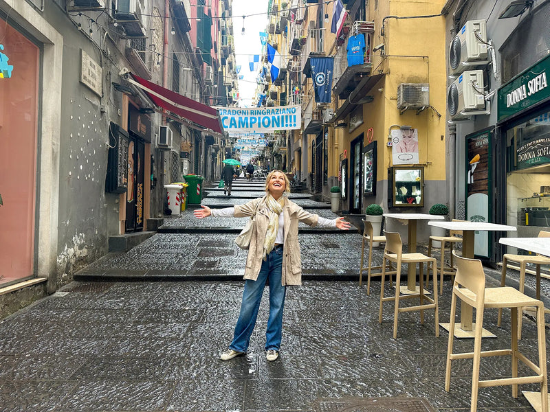 Giada de Laurentiis in Naples Italy