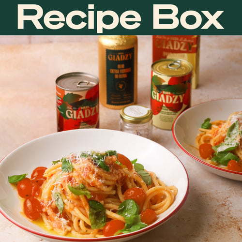 Lemony Cherry Tomato Bucatini Box