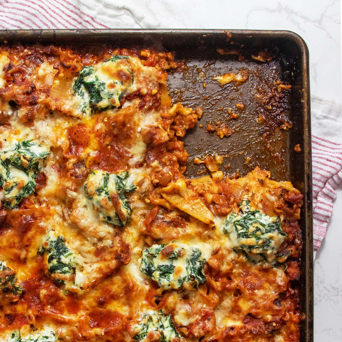 Sheet Pan Lasagna by Giadzy