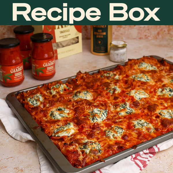 Sheet Pan Lasagna Box by Giadzy