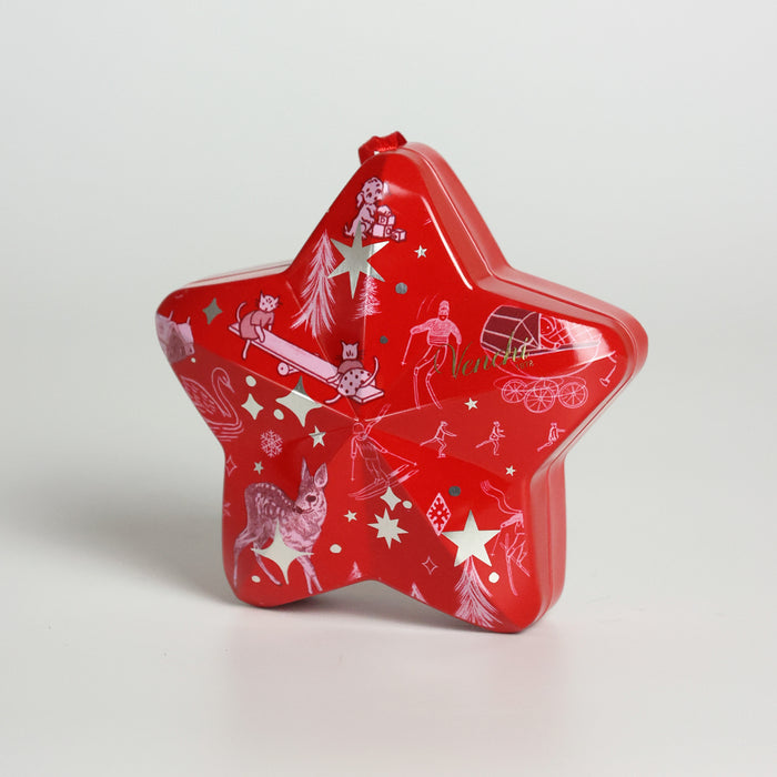 Red Star Ornament with Assorted Chocolates