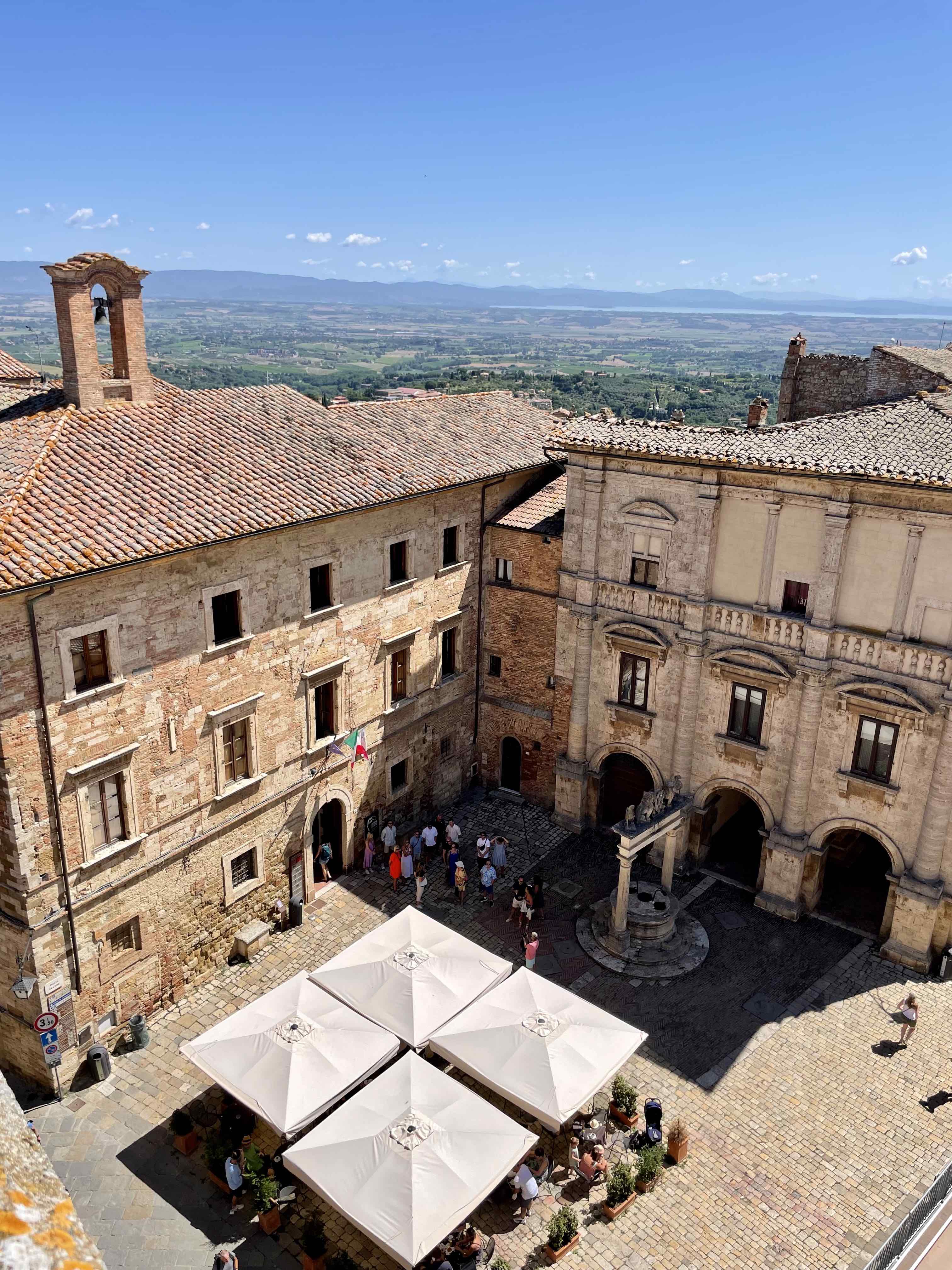 Piazza Grande in Montepulciano