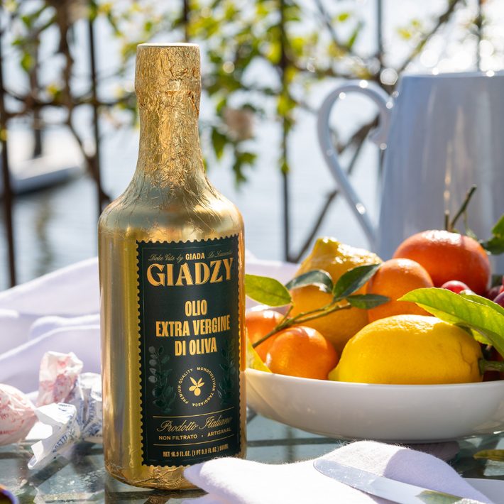 Gold-Wrapped Olive Oil by Giadzy