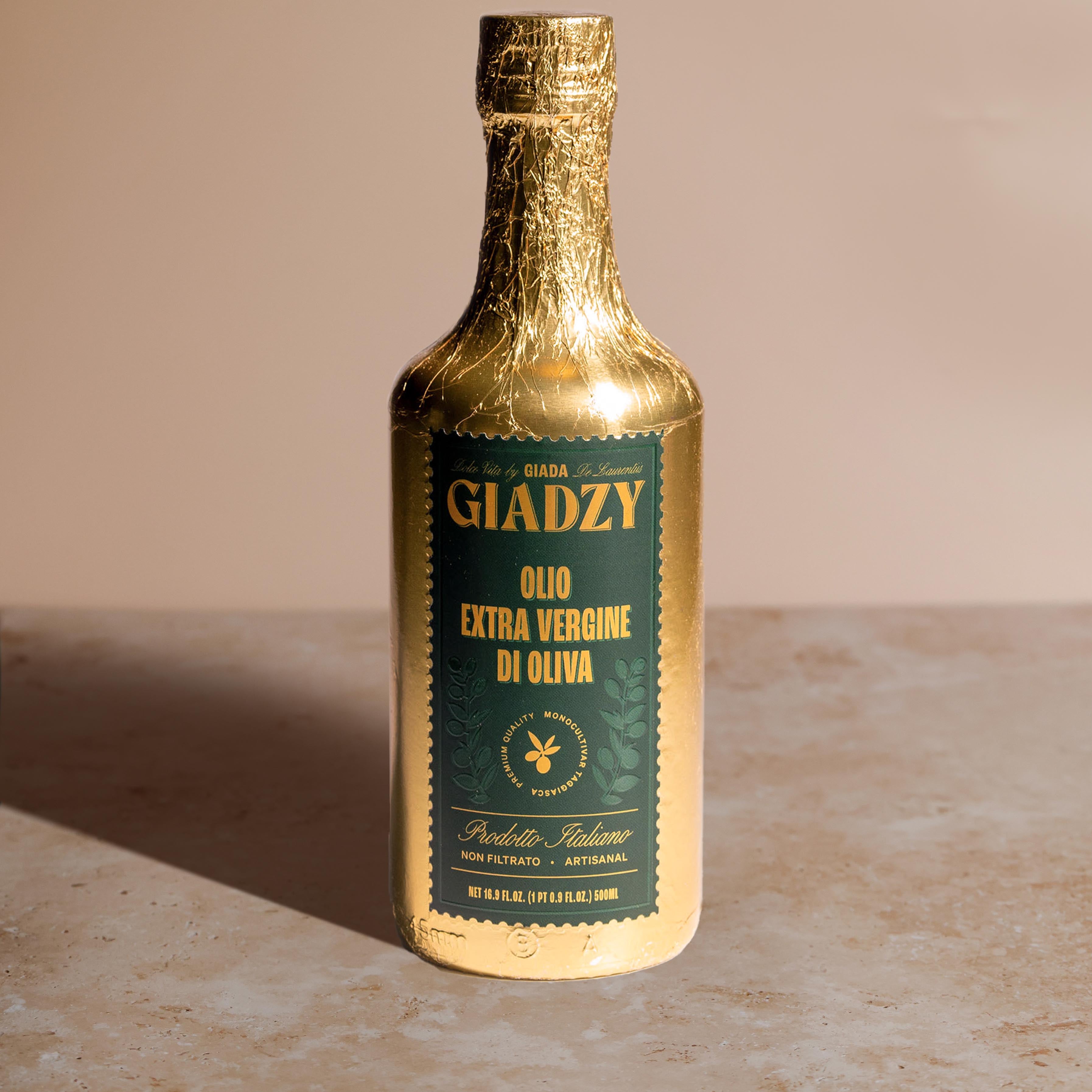 Giadzy Gold-Wrapped Extra Virgin Olive Oil