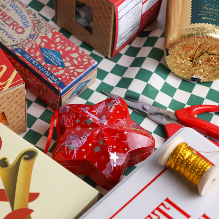 Red Star Ornament with Assorted Chocolates