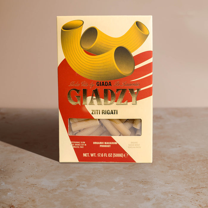 Giadzy Organic Ziti Rigati Pasta by Giada De Laurentiis