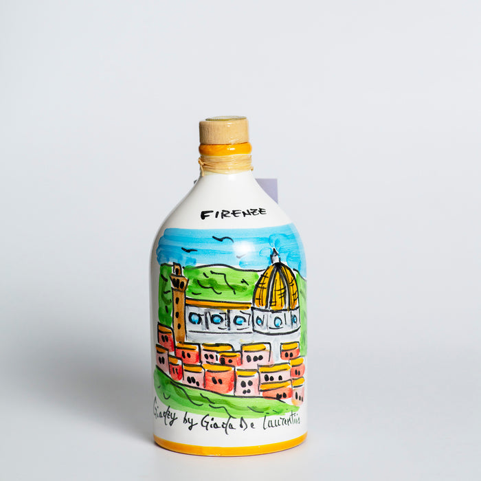 Gargiulo Florence Ceramic Jar with Extra Virgin Olive Oil