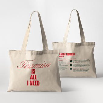Tiramisu Exclusive Design Tote Bag by Giadzy