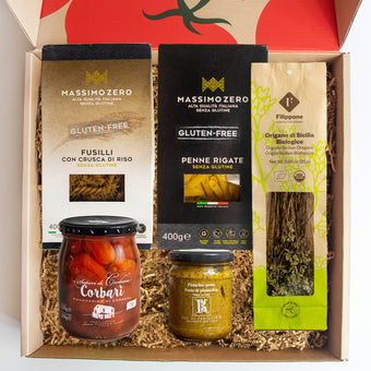 Gluten-Free Casarecce Pasta and Sicilian Sauce Set