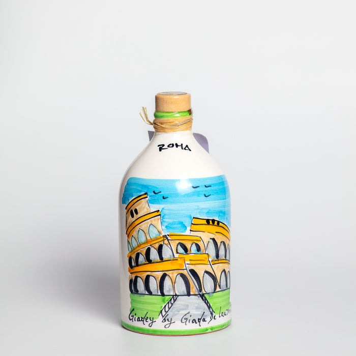 Gargiulo Rome Ceramic Jar with Extra Virgin Olive Oil