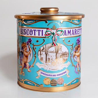 Amaretti in vintage tin