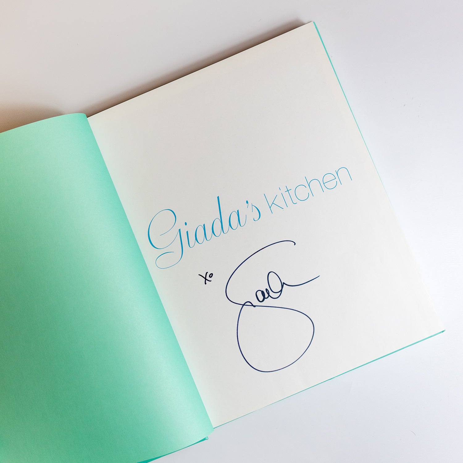 Giada's Kitchen Signed Book